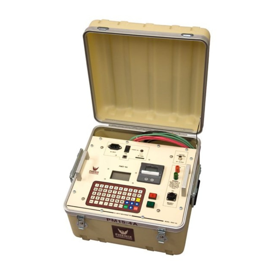 Phenix Technologies PM15-4A Operation And Application Manual