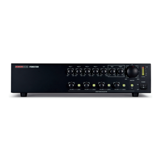 User Manuals: FONESTAR MA-245Z Mono Amplifier