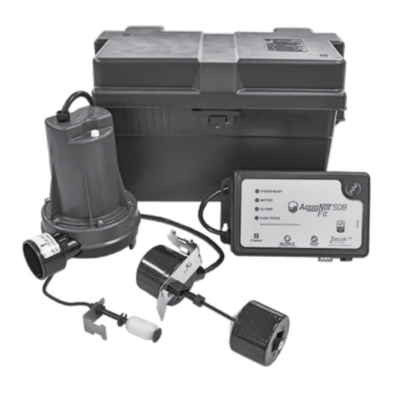 Zoeller AquaNot Fit 508 Manual