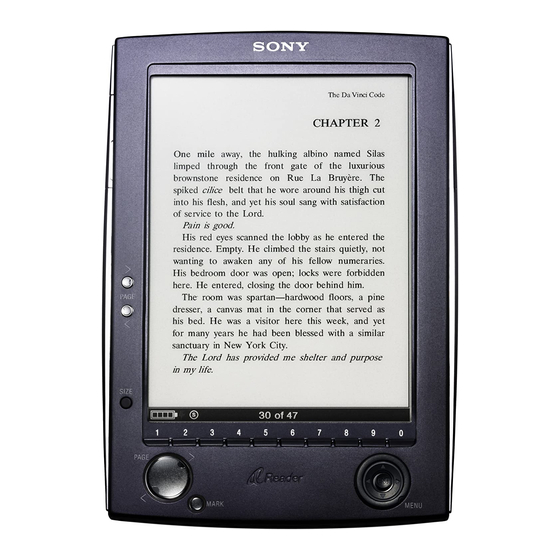 Sony PRS-500 Specifications
