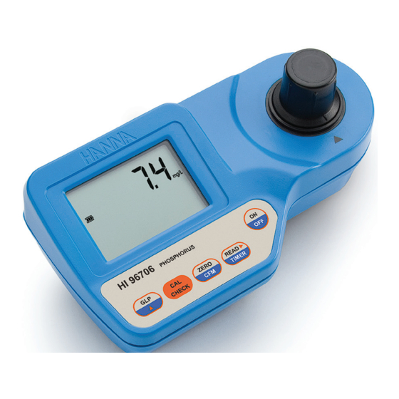 Hanna Instruments HI96706C Instruction Manual