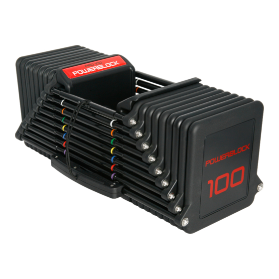 PowerBlock Pro 100 Commercial Owner's Manual