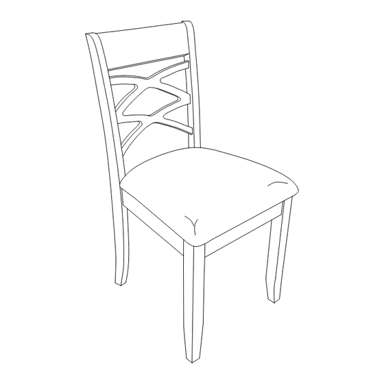 Leick Home Crossback Dining Chair 10184 Assembly Instructions