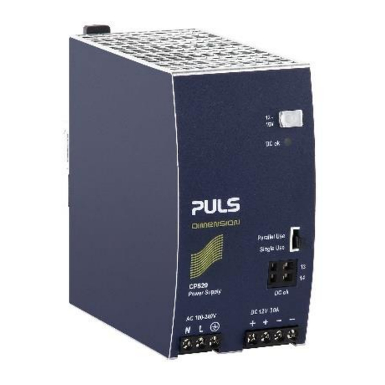 Puls DIMENSION C Series Manual