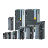 Siemens SINAMICS G120XA Operating Instructions Manual