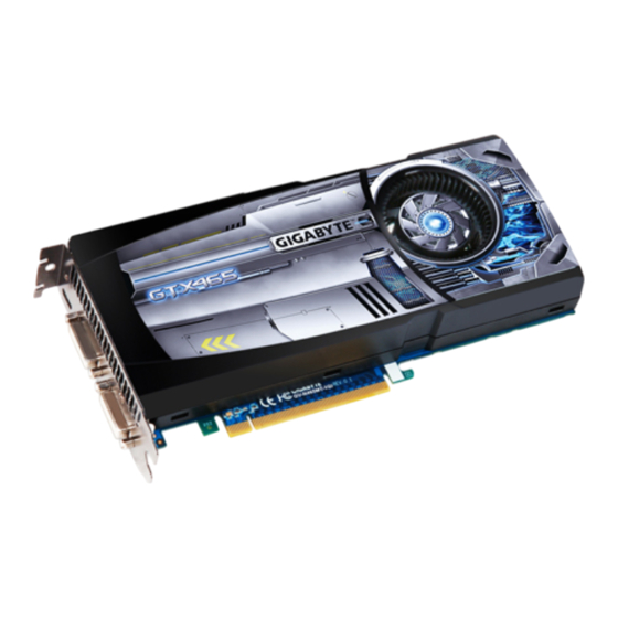 Gigabyte GV-N465MT-1GI User Manual