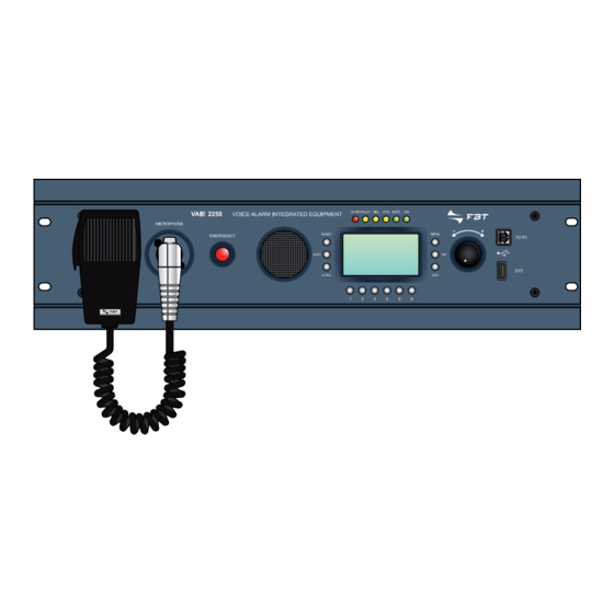 Audio Contractor VAIE 2250 Operating Manual