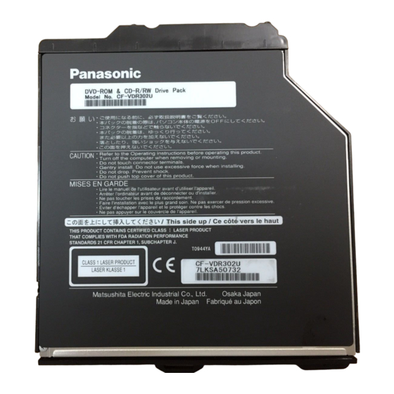 Panasonic CF-VDR302U Manuals