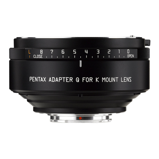 Pentax Q Operating Manual