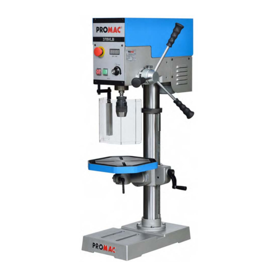 Promac 378VLB User Manual