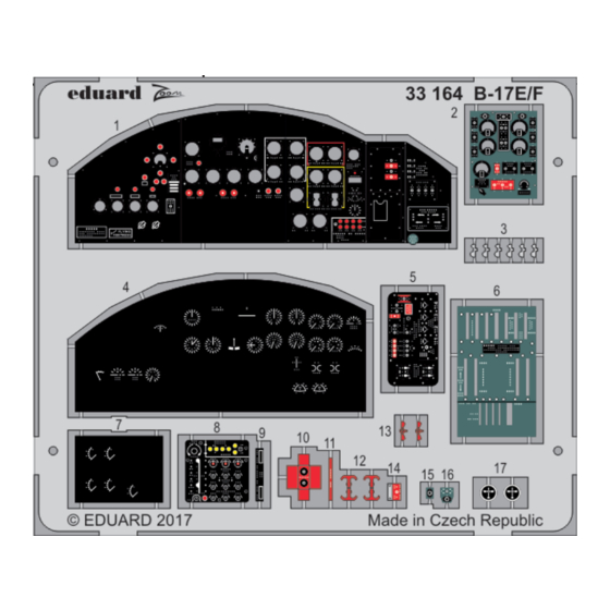 Eduard B-17E/F Manual