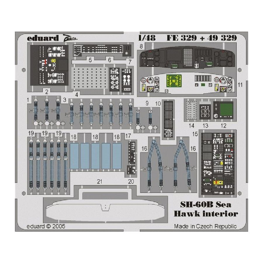 Eduard ZOOM FE329 Instruction Sheet