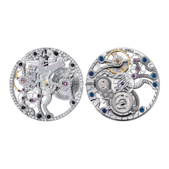 Piaget 838D Manual