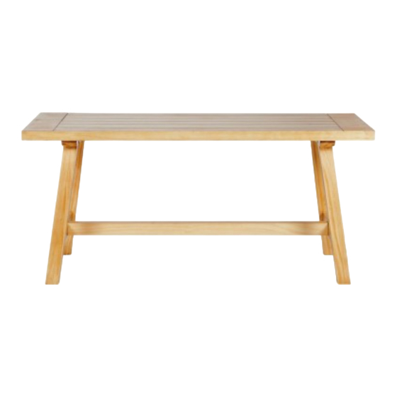 Argos Trestle Assembly Lnstructions