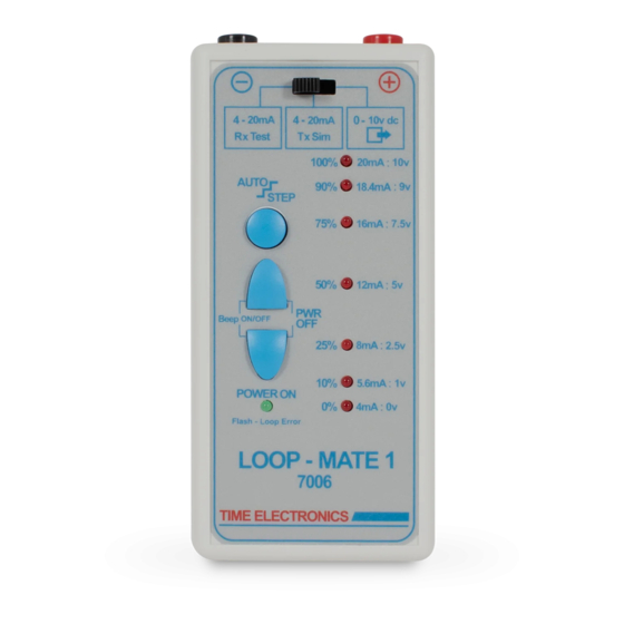 Time Electronics 7006 User Manual