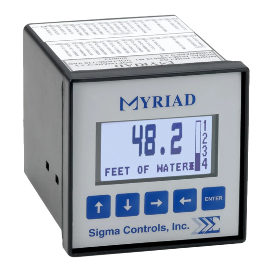 Sigma Controls MYRIAD QLC Instruction Manual