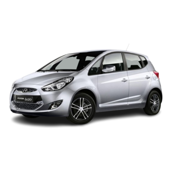 Hyundai ix20 Owner's Manual