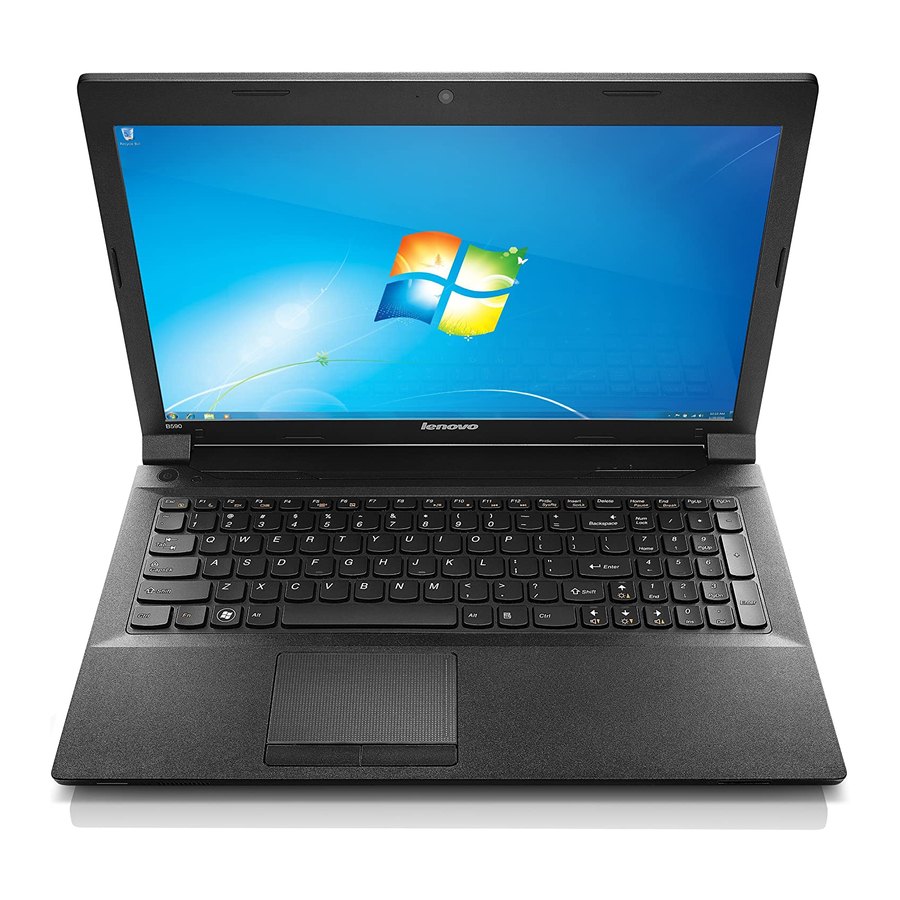 Lenovo B490 Safety, Warranty, And Setup Manual