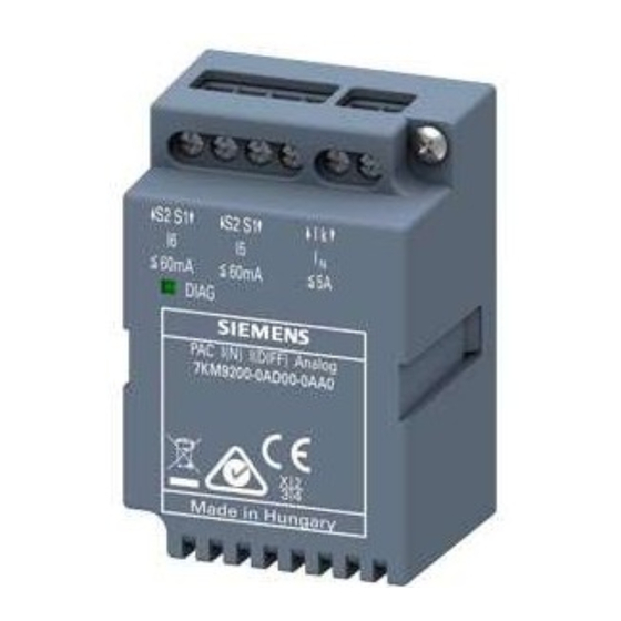 Siemens SENTRON Series Product Manual