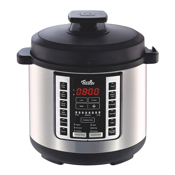 Fissler pressure cooker discount instructions