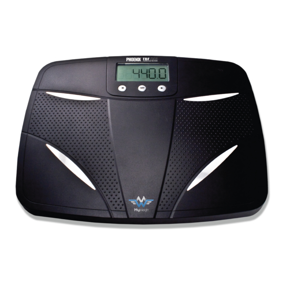 My Weigh Phoenix TBF 440 User Manual