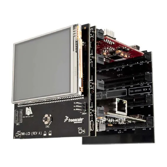 Freescale Semiconductor TWR-LCD Quick Start Manual