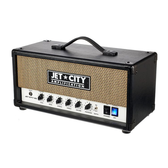 JET CITY AMPLIFICATION JCA20HV Manuals