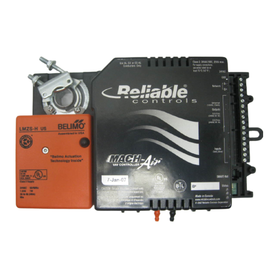 Reliable Controls MACH-Air Quick Start Manual