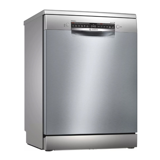 Bosch SMS6ZCI00E Information For Use