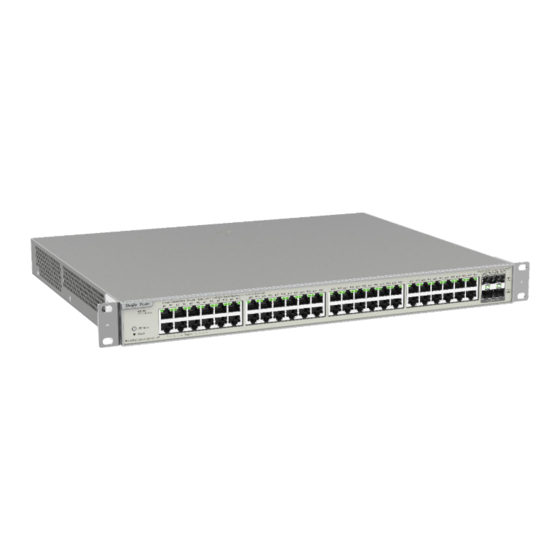 Ruijie Reyee RG-NBS5200-48GT4XS-UP Hardware  Installation And Reference Manual
