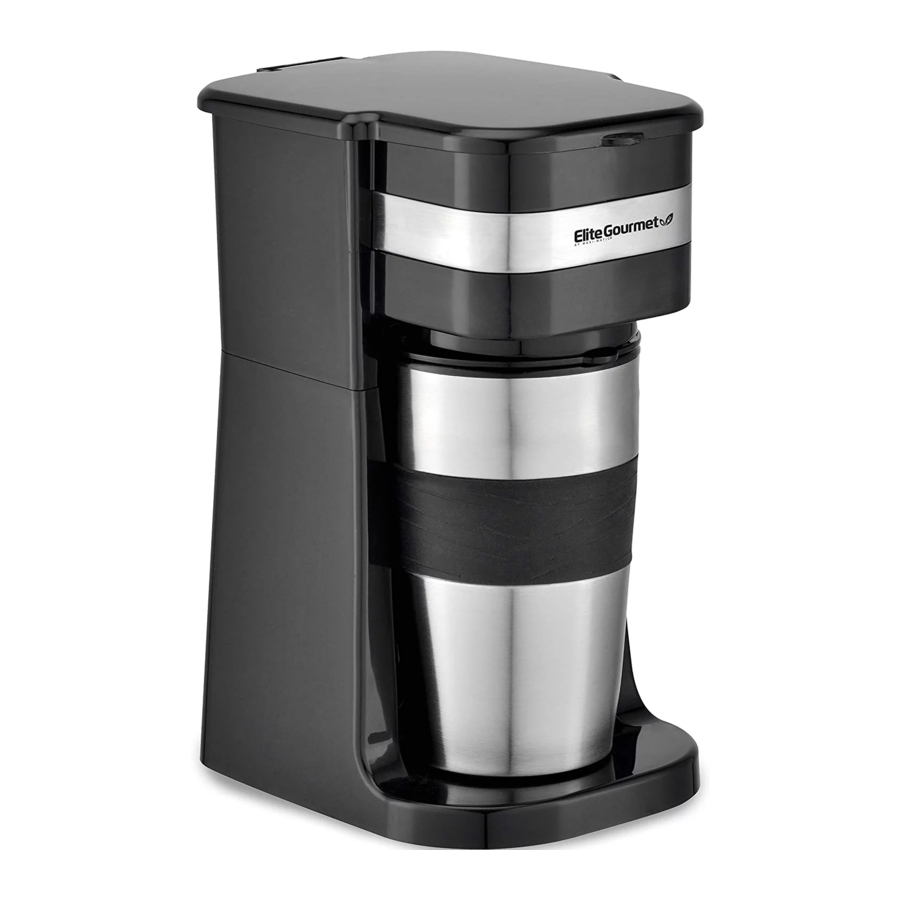 Elite Gourmet EHC111A - Single-Serve Personal Coffee Maker Manual