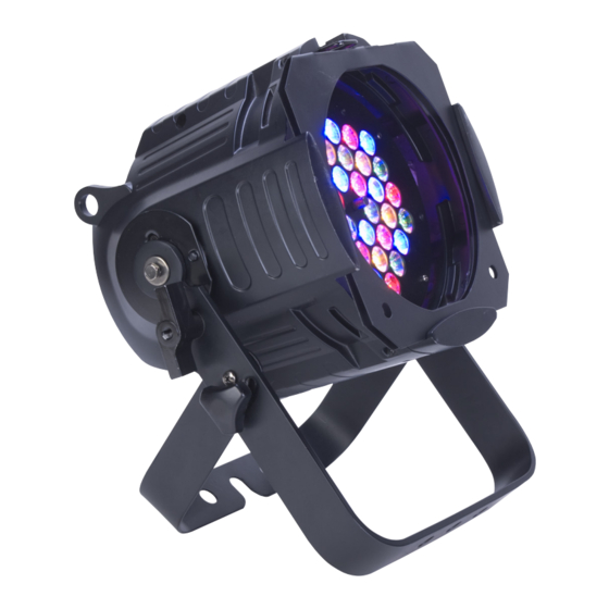 Elation OPTI RGBA User Instructions