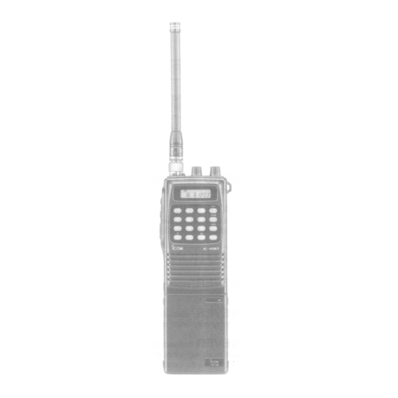 Icom IC-H16T MKII Service Manual