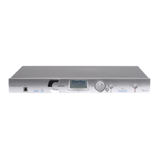 ClearOne CONVERGE PRO 880 Serial Command Manual