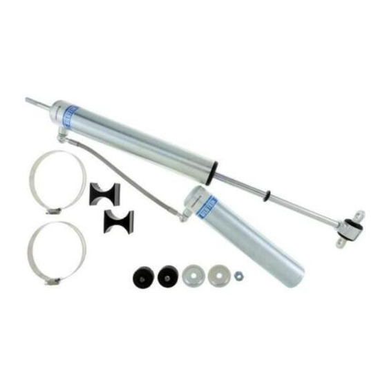 Bilstein 25-187670 Mounting Instruction
