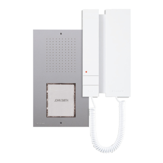 User Manuals: Comelit KCA2061A Audio Intercom Kit
