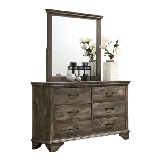 Furniture of America CM7186D Assembly Instructions Manual
