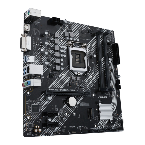 Asus PRIME H410M-K R2.0 Quick Start Manual