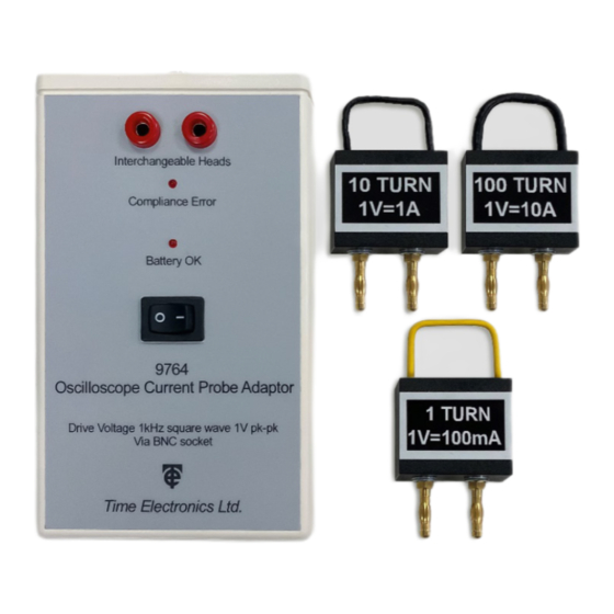 Time Electronics 9764 Probe Adaptor Manuals