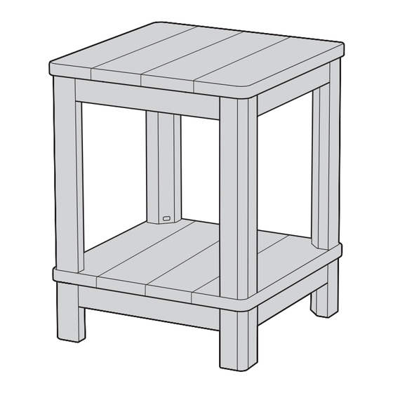 Keter DELUXE SIDE TABLE User Manual