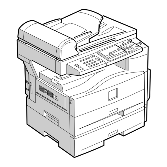 Ricoh Printer/Fax/Scanner/Copier Aficio 1515 Operating Instructions Manual