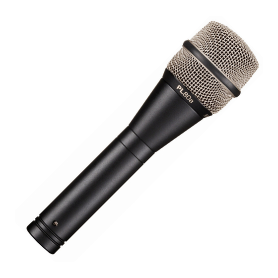 Electro-Voice PL80a Technical Specifications