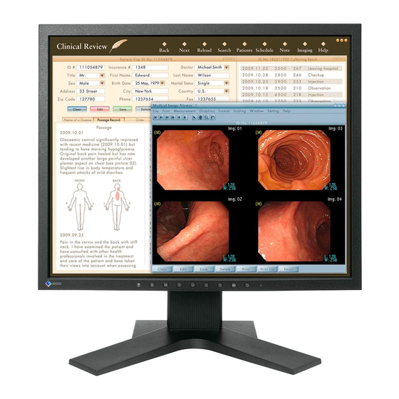 Eizo RadiForce MX191 User Manual