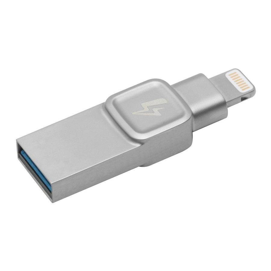 Kingston Technology DataTraveler Bolt Duo Manual