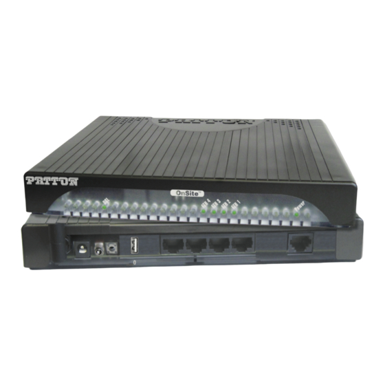 Patton OnSite OS3300 Quick Start Manual