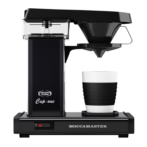 Technivorm Cup-one Original Instructions For Use