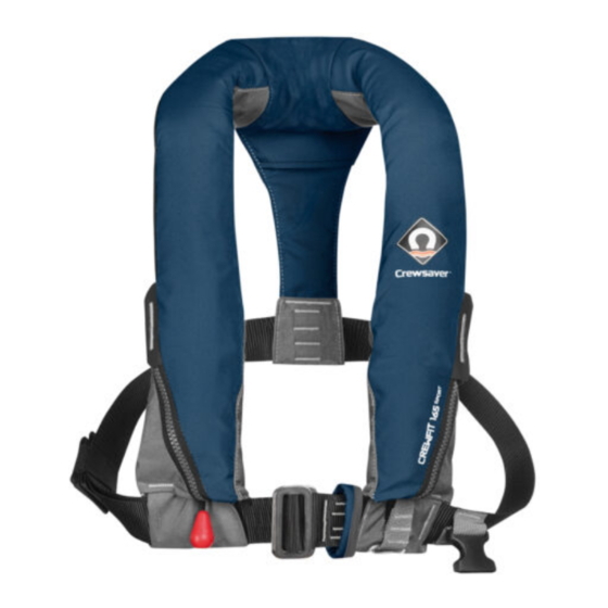 Crewsaver CREWFIT 165SPORT Maintenance Manual