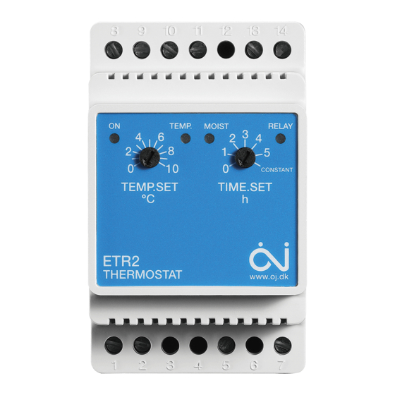 OJ Electronics ETR2 Manuals