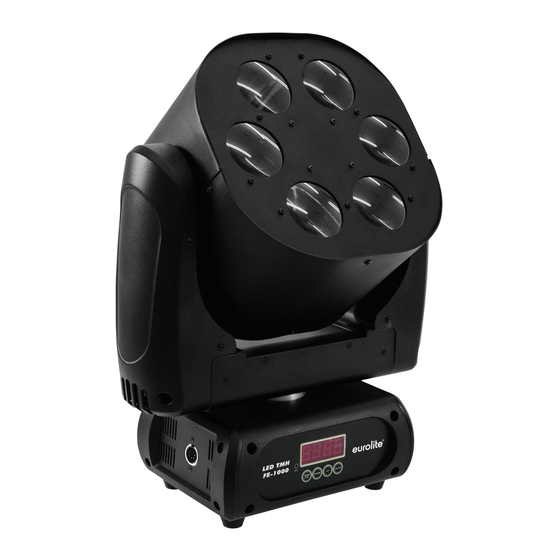 EuroLite LED TMH FE-1000 Manuals
