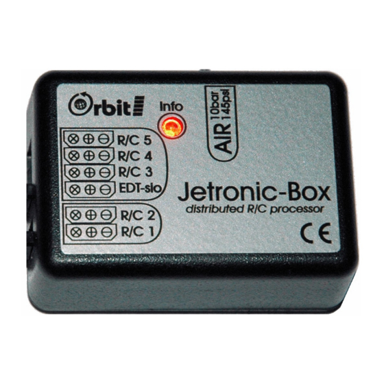 EvoJet Jetronic-BOX HV Manual